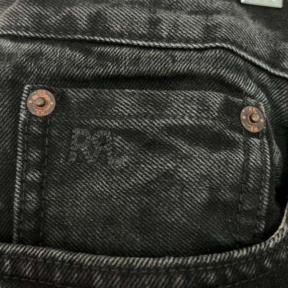 Ralph Lauren Double RL Black vintage jean size 33x32 - Picture 6 of 8